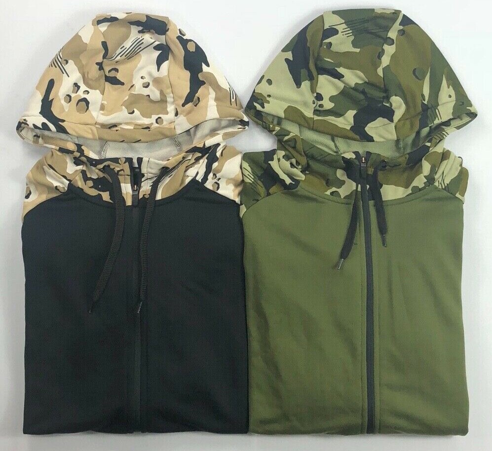 nike long sleeve french terry camouflage hoodie